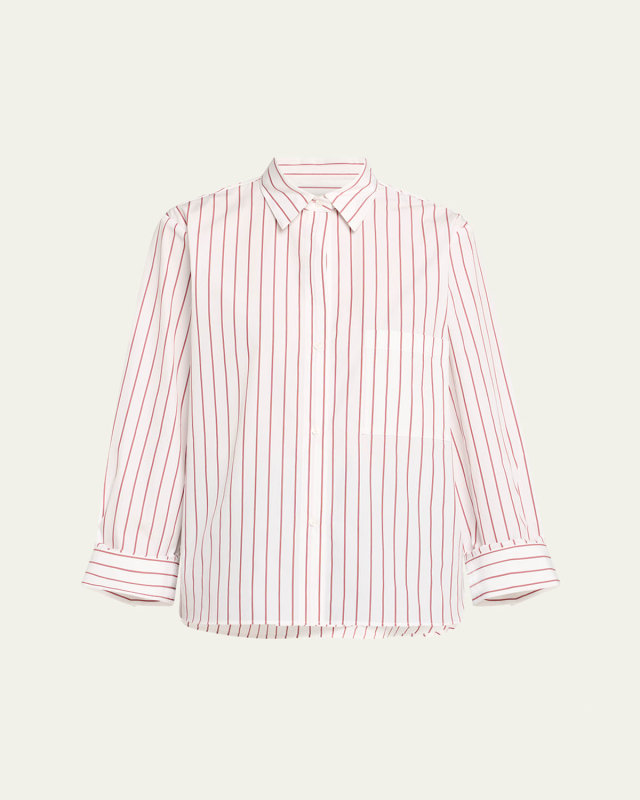 Next Morning Striped Button-Front Shirt